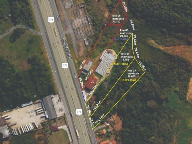 Terreno comercial para Venda em São José dos Pinhais/PR Barro Preto
