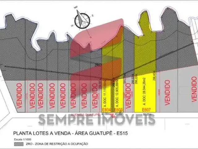 Terreno comercial para Venda em São José dos Pinhais/PR Guatupê