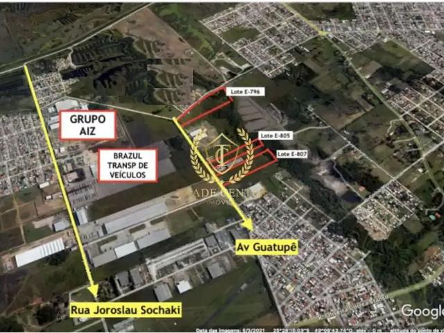 Terreno comercial para Venda em São José dos Pinhais/PR Guatupê