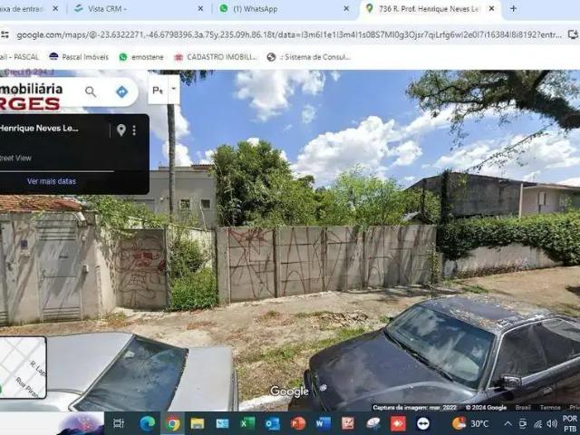 Terreno comercial para Venda em São Paulo/SP Jardim Petrópolis