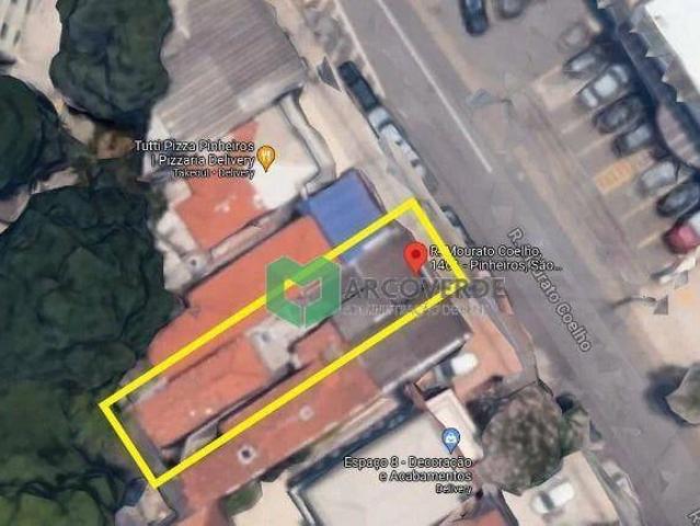 Terreno comercial para Venda em São Paulo/SP Pinheiros
