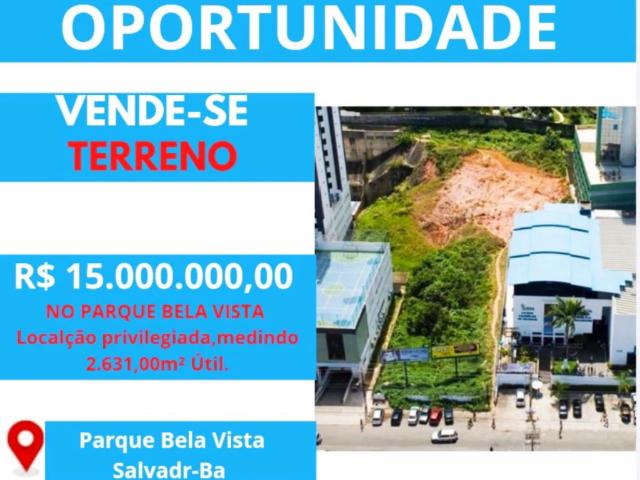 Terreno comercial para Venda em Salvador/BA Jardim Apipema