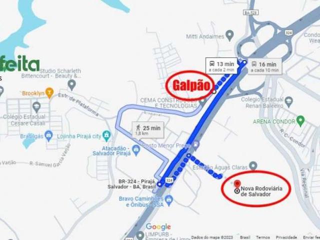 Terreno comercial para Venda em Salvador/BA Pirajá