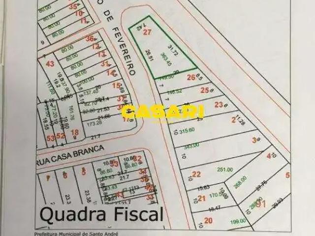 Terreno comercial para Venda em Santo André/SP Centro