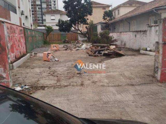 Terreno comercial para Venda em Santos/SP Aparecida