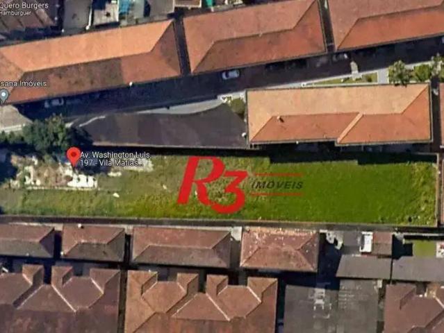 Terreno comercial para Venda em Santos/SP Boqueirão