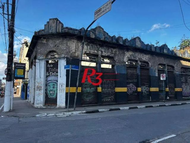 Terreno comercial para Venda em Santos/SP Centro