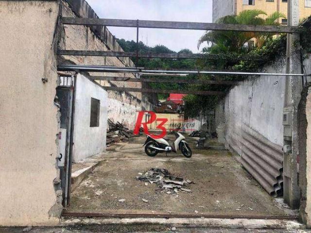 Terreno comercial para Venda em Santos/SP Centro