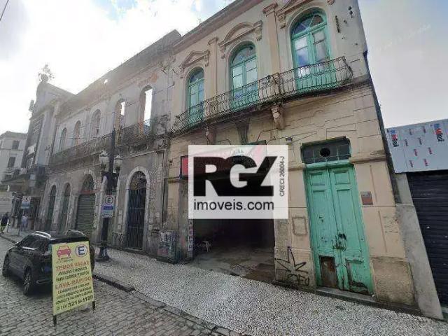 Terreno comercial para Venda em Santos/SP Centro