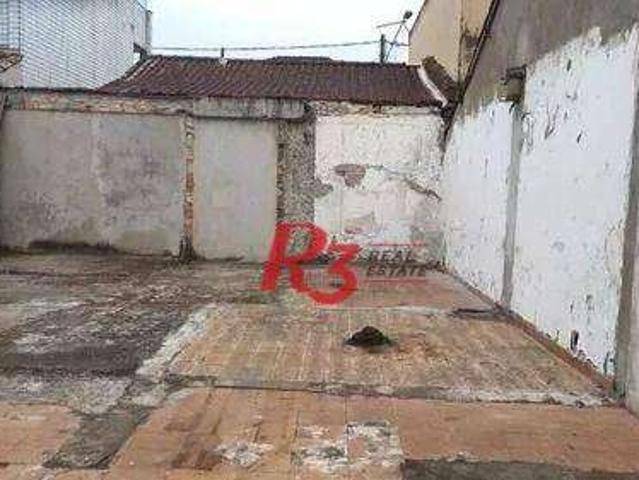 Terreno comercial para Venda em Santos/SP Embaré