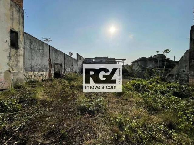 Terreno comercial para Venda em Santos/SP Encruzilhada
