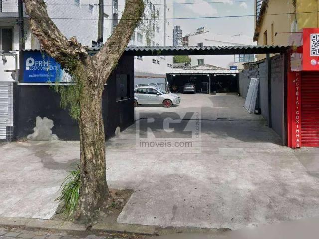 Terreno comercial para Venda em Santos/SP Gonzaga