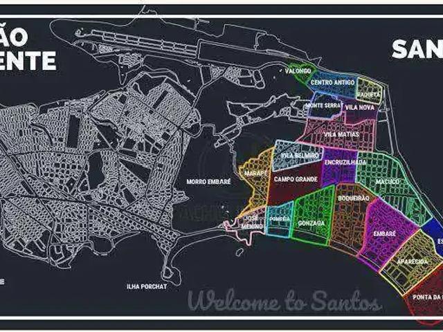 Terreno comercial para Venda em Santos/SP José Menino