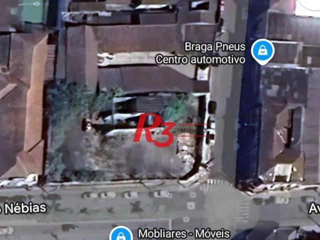 Terreno comercial para Venda em Santos/SP Paquetá