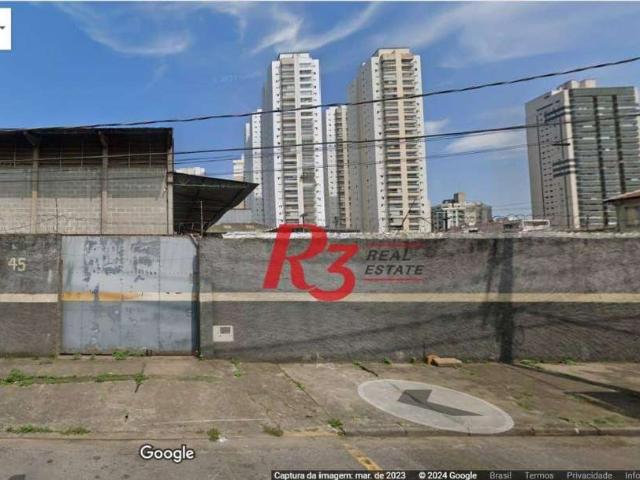 Terreno comercial para Venda em Santos/SP Aparecida