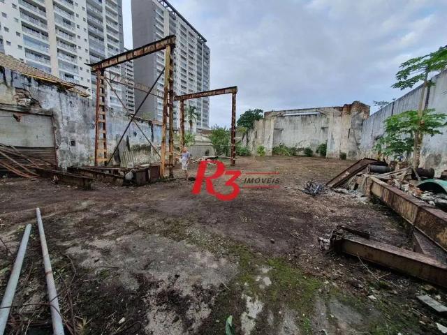 Terreno comercial para Venda em Santos/SP Vila Mathias