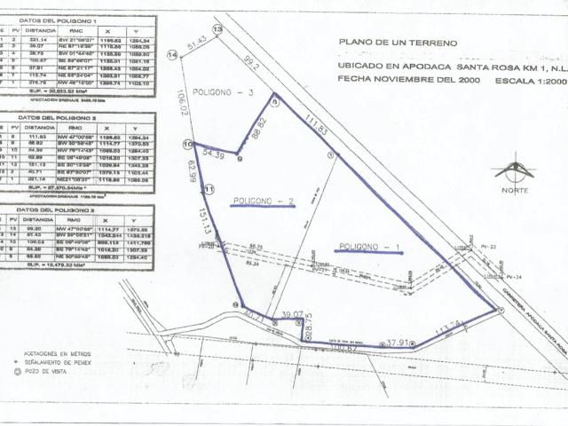 Terreno Comercial/Industrial en Carretera a Santa Rosa Apodaca