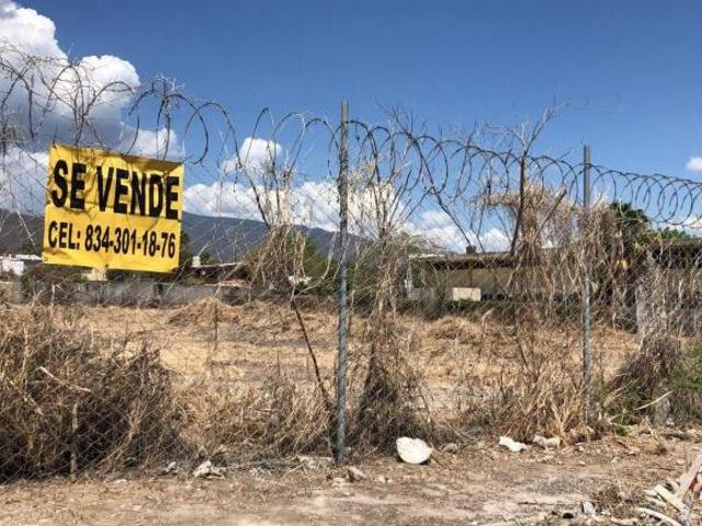 Terreno con 5000 m² para bodegas. Cd. Victoria, Tamaulipas. Zona norte lateral eje vial