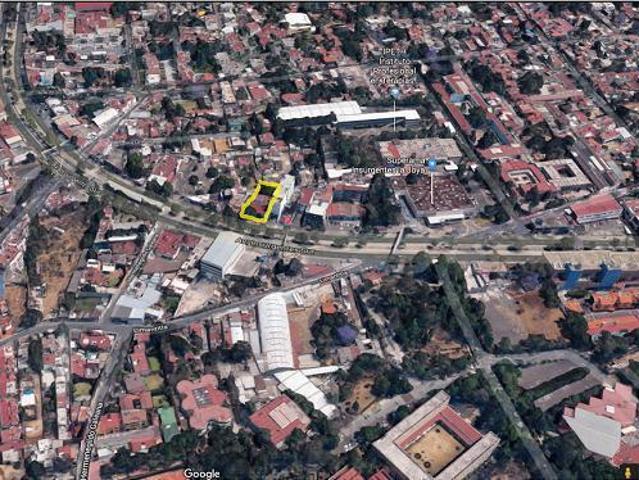 Terreno con uso de suelo sobre Insurgentes Sur