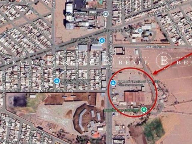 TERRENO CON BODEGA EN VENTA EN AV. PLUTARCO ELIAS CALLES, DELICIAS