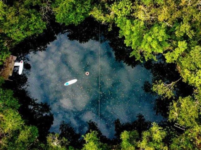 Terreno a la venta con cenote natural, amenidades | Financiamiento hasta 96 meses | Playa del Carmen