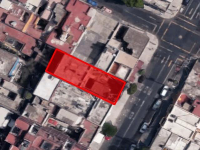 TERRENO CON EDIFICIO EN OBRA NEGRA EN VENTA COL. MOCTEZUMA