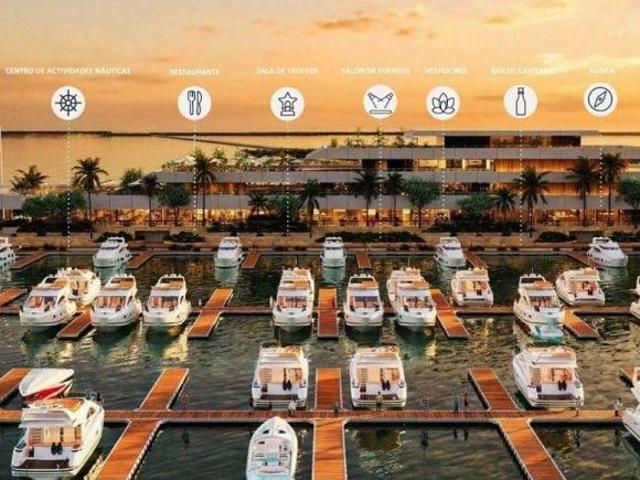 Terreno con Muelle en Venta | Yucatán Marina Club Yucalpeten| 557m²