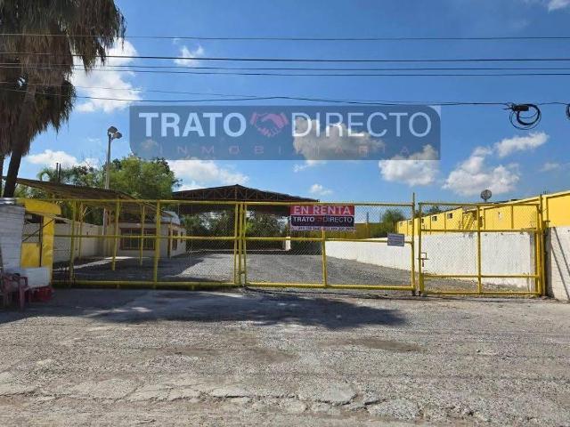 TERRENO CON OFICINAS Y TECHUMBRE 2500 M2 EN RENTA