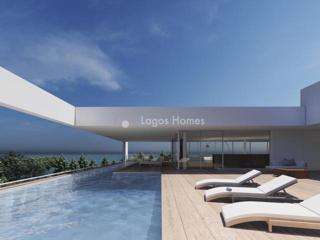 Terreno de construção de destaque com projeto de vila aprovado Lagos Algarve