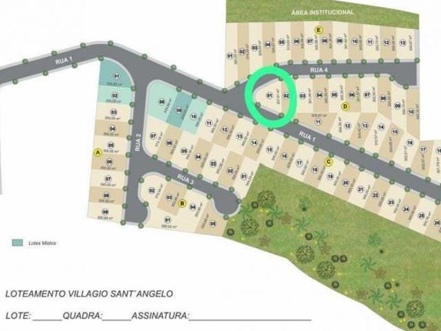 Terreno de esquina à venda, 307 m² por R$ 180.000 Altos de Bragança Bragança Paulista/SP