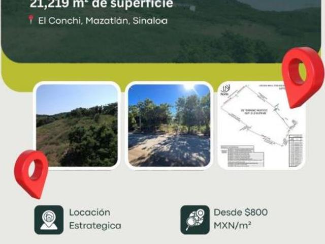 Terreno de 21220 m² en venta en Mazatlán
