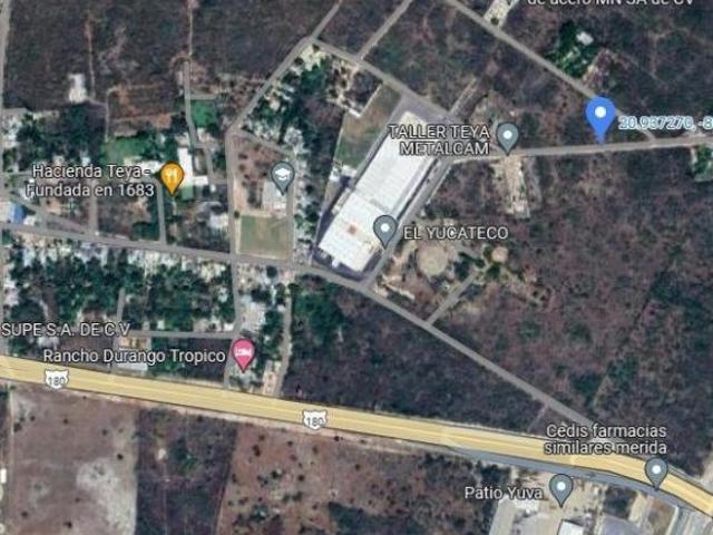 Terreno de 3500 m2 en venta en Teya a 1.8km de Tren Maya