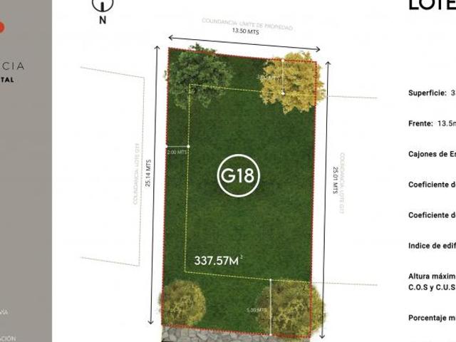 Terreno de 337 m² en venta en Zapopan