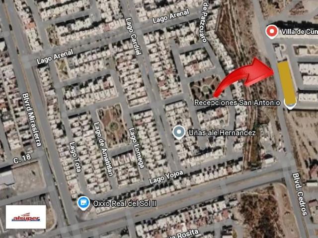 Terreno de 3 lotes comerciales en Mirasierra