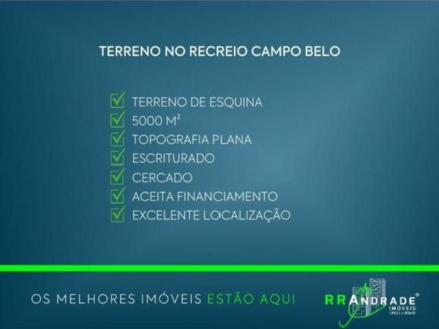 Terreno de 5.000 m² no Recreio Campo Belo