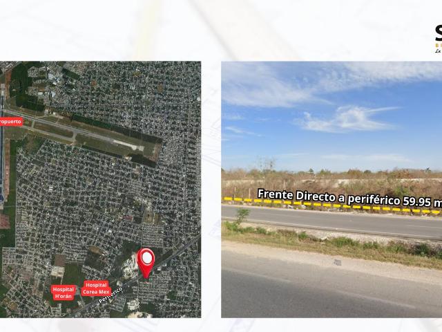 Terreno de 5,574.24 m? Perif?rico Sur M?rida Yucat?n
