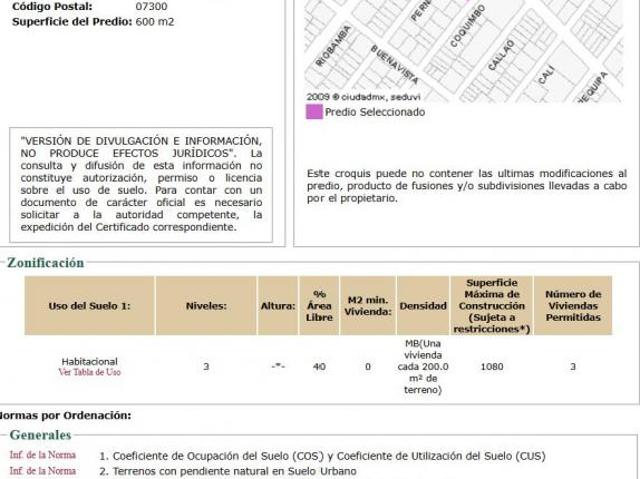 Terreno de 600 m² en Venta en Lindavista: ¡Ideal para Proyecto de 3 Casas!