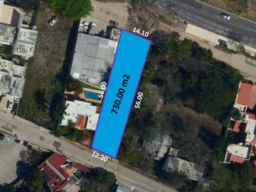 Terreno de 730 m2 sobre Periférico en Santa Gertrudis Copó Mérida Renta