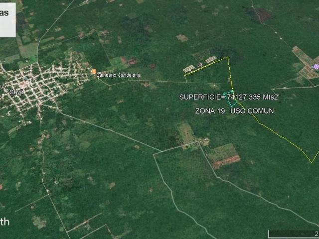 Terreno de 7.4 hect?reas, ubicado en Sey?, cerca de la Hacienda Xucu