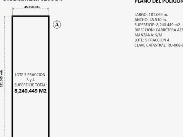 Terreno de 8240 m² en venta, CALZADA CETYS en la Zona Dorada