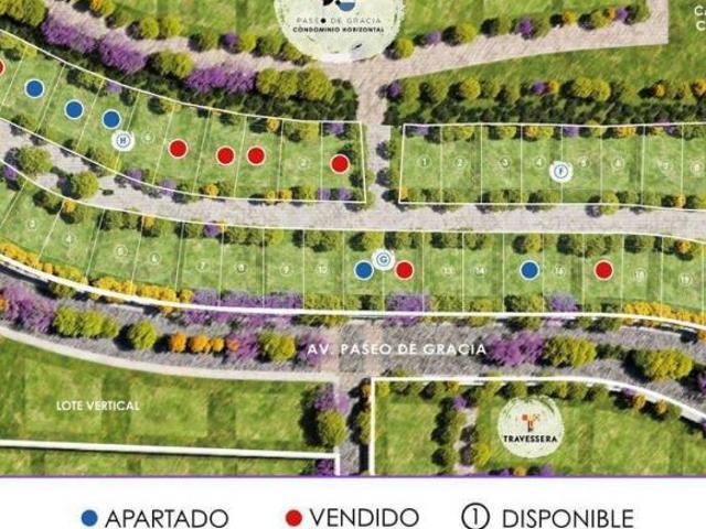 Terreno dentro de fraccionamiento Paseo de Gracia