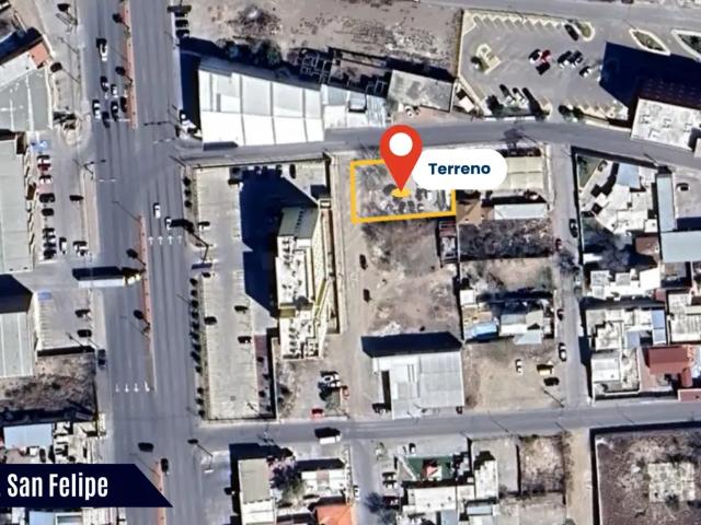 Terreno disponible para venta ubicado en Col. San Felipe