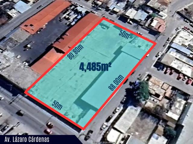 Terreno disponible para venta en Av. Lazaro Cardenas