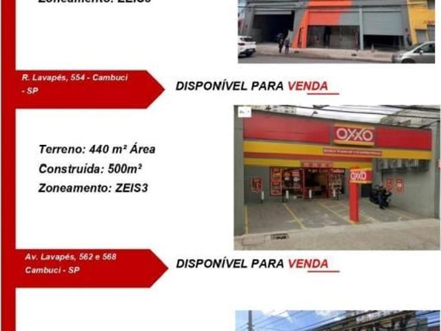 Terreno em Cambuci, São Paulo/SP de 0m² à venda por R$ 18.500.000,00