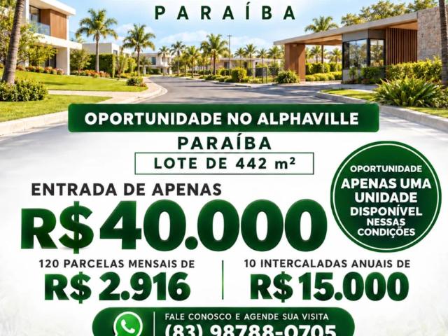 Terreno em Condomínio para Venda em Bayeux/PB Comercial Norte 5 Quartos