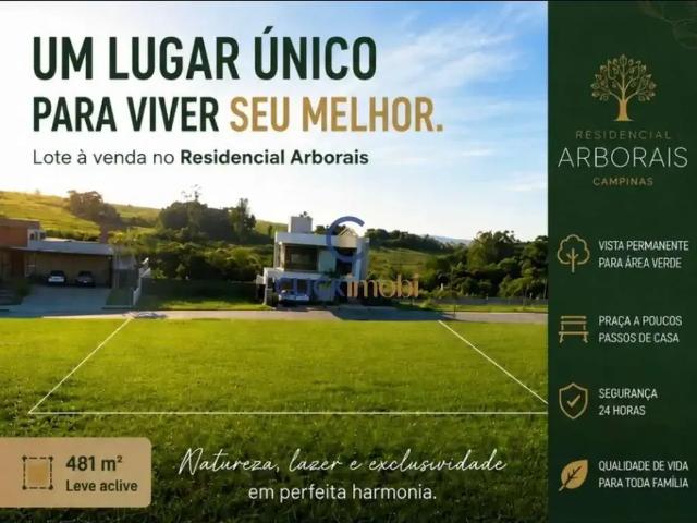 Terreno em Condomínio para Venda em Campinas/SP Loteamento Residencial Arborais