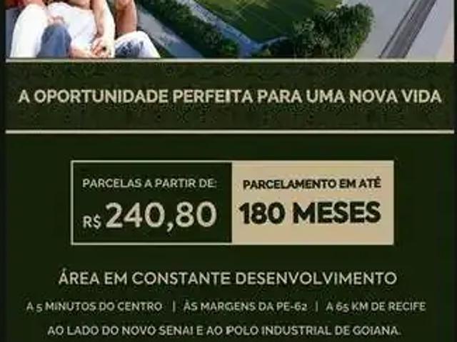 Terreno em Condomínio para Venda em Goiana/PE Centro