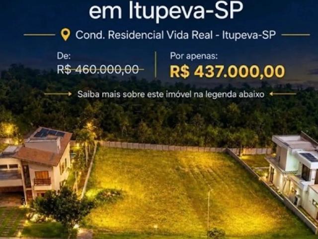 Terreno em Condomínio para Venda em Itupeva/SP Residencial Green Park