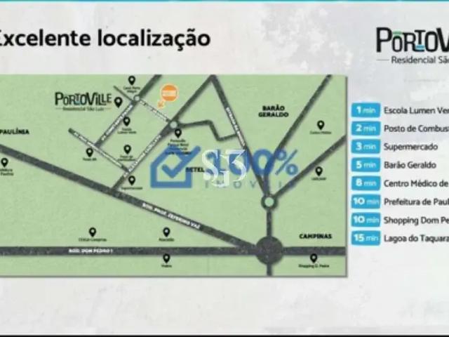 Terreno em Condomínio para Venda em Paulínia/SP Centro