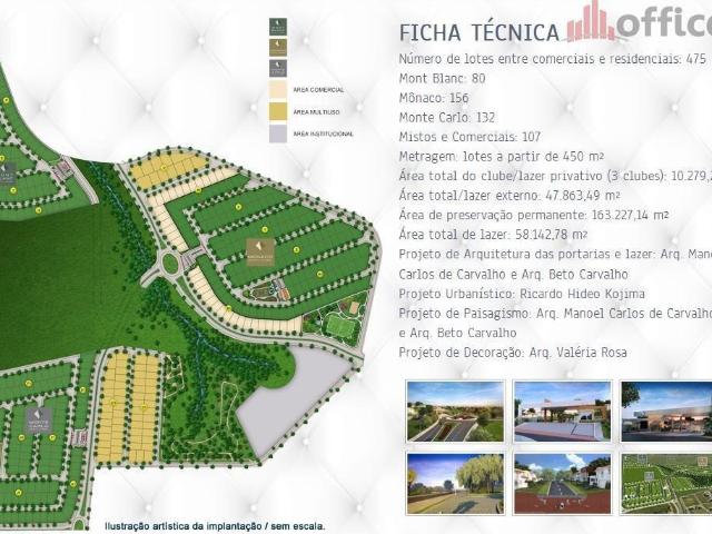 Terreno em Condomínio Residencial Monaco, São José dos Campos/SP de 0m² para locação R$ 3.680,00/mes